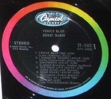 Bobby Darin : Venice Blue (LP)