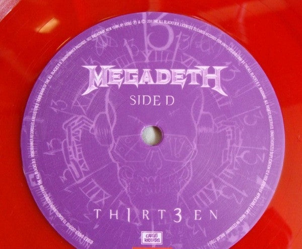 Megadeth : Th1rt3en (2xLP, Album, Ltd, Red)