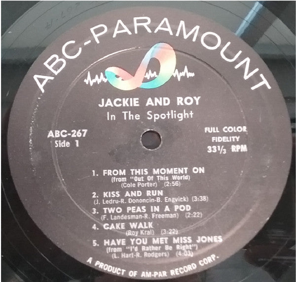 Jackie And Roy* : In The Spotlight (LP, Album, Mono)