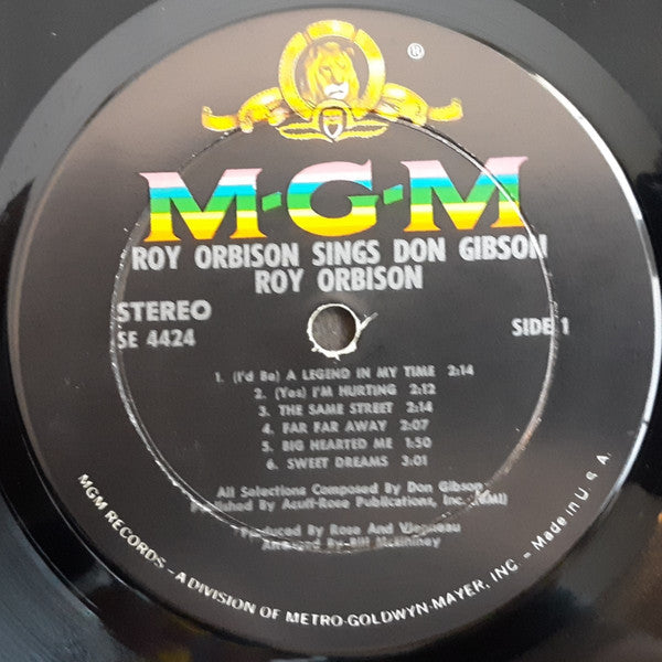 Roy Orbison : Roy Orbison Sings Don Gibson (LP, Album, Wad)