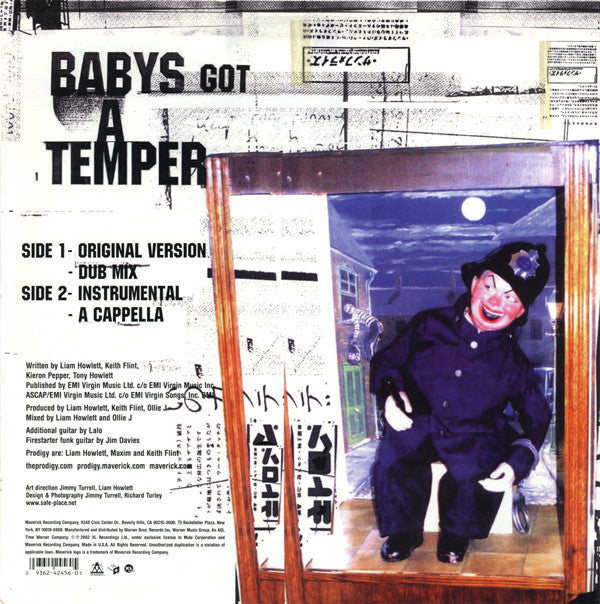 Prodigy* : Baby's Got A Temper (12")