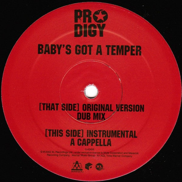 Prodigy* : Baby's Got A Temper (12")