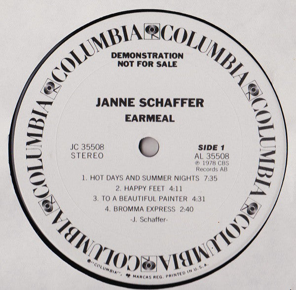 Janne Schaffer : Earmeal (LP, Album, Promo)