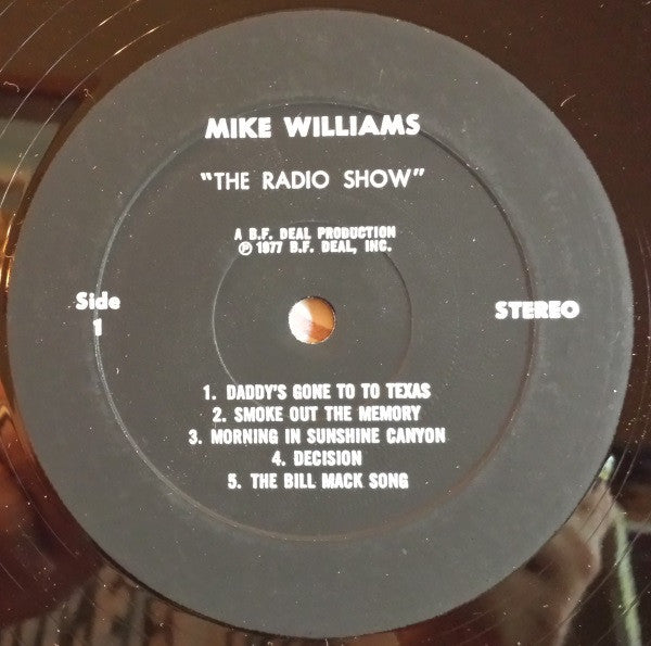 Mike Williams (18) : The Radio Show (LP, Album)