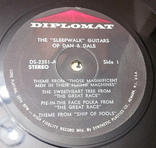 The "Sleepwalk" Guitars Of Dan & Dale* : Songs From The Great Race... (LP)
