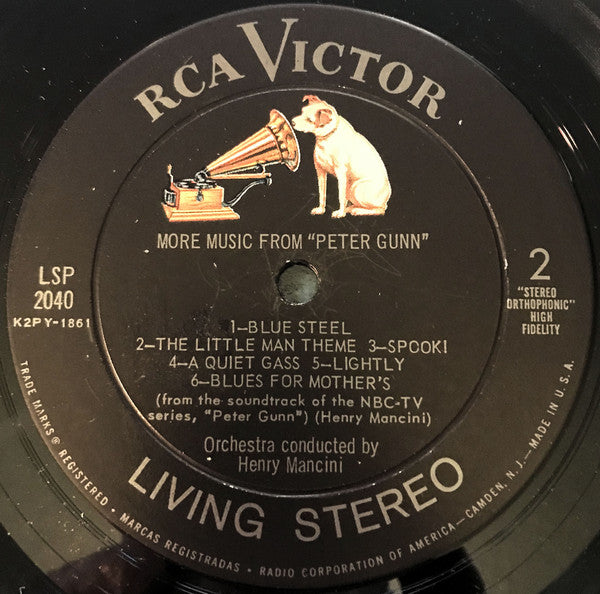 Henry Mancini : More Music From Peter Gunn (LP, Album, Blu)