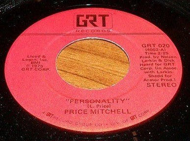 Price Mitchell :  Personality (7")