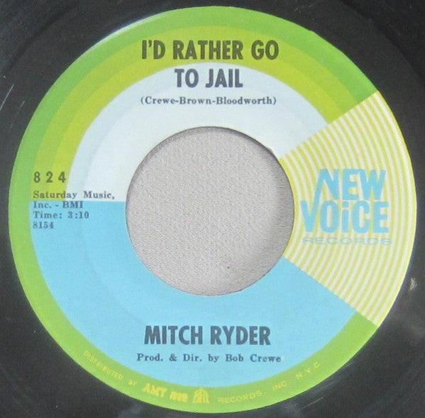 Mitch Ryder : Joy (7", Single)