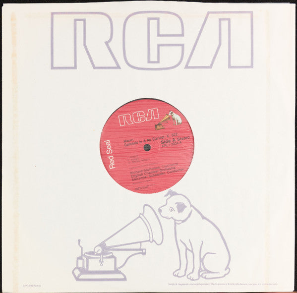 Mozart*, Richard Stoltzman, English Chamber Orchestra, Alexander Schneider : Clarinet Concerto, K. 622 / Concerto For Bassoon, K. 191 (Arranged For Clarinet) (LP, Album)