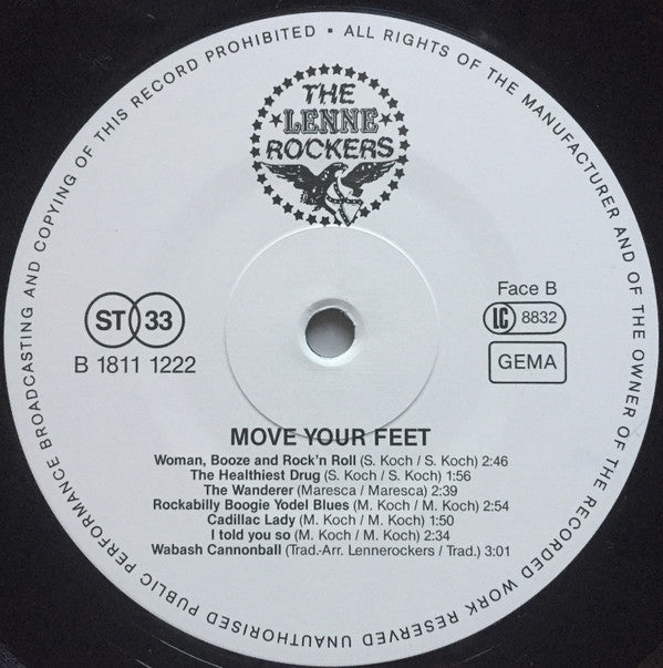 The Lennerockers : Move Your Feet (LP)