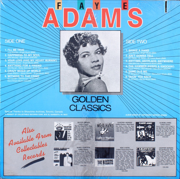 Faye Adams : Golden Classics (LP, Comp)