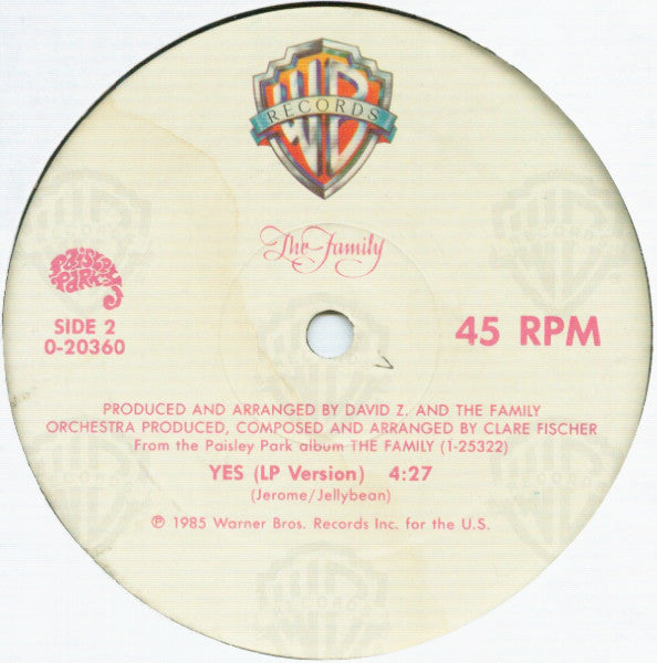 The Family (2) : The Screams Of Passion (12", Maxi)