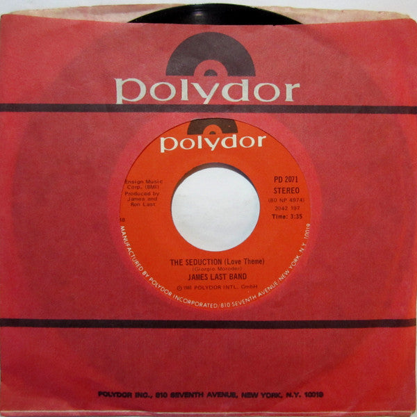 James Last Band* : The Seduction (Love Theme) / Night Drive (7", 18 )
