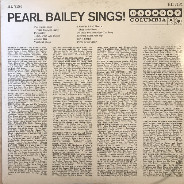 Pearl Bailey : Pearl Bailey Sings (LP)