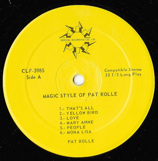 Pat Rolle : Magic Style Of Pat Rolle (LP, Album)
