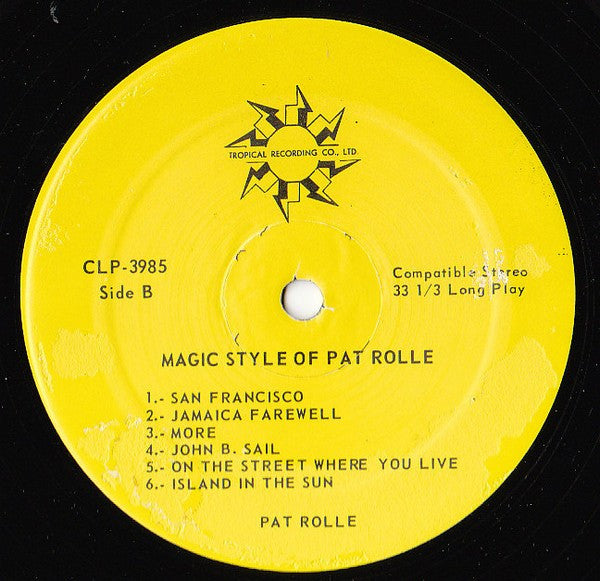 Pat Rolle : Magic Style Of Pat Rolle (LP, Album)
