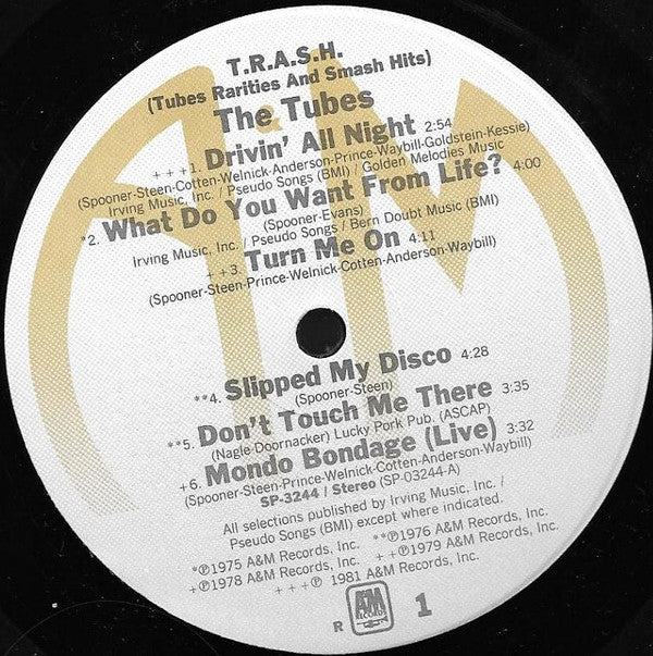 The Tubes : T.R.A.S.H. (Tubes Rarities And Smash Hits) (LP, Comp, RE)