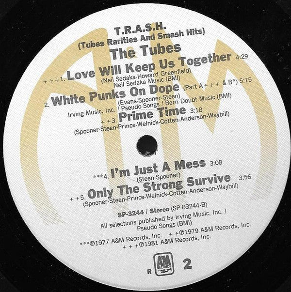The Tubes : T.R.A.S.H. (Tubes Rarities And Smash Hits) (LP, Comp, RE)