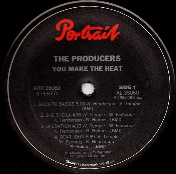 The Producers (6) : You Make The Heat (LP, Album, Car)