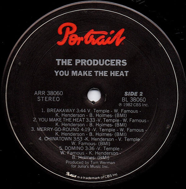 The Producers (6) : You Make The Heat (LP, Album, Car)