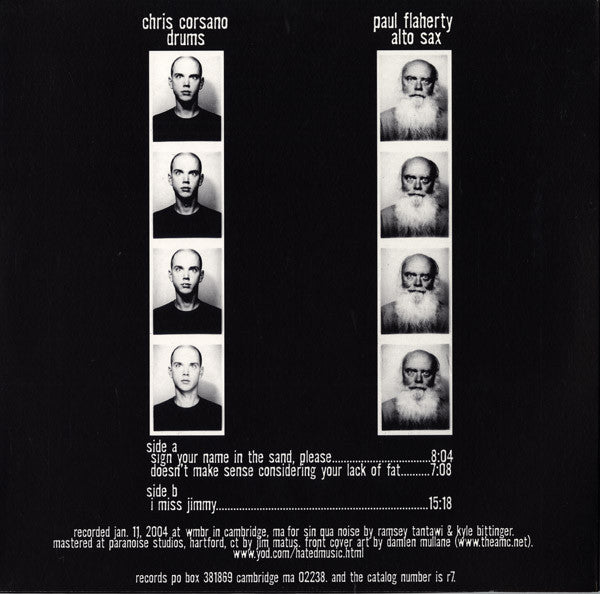 Flaherty/Corsano Duo : Last Eyes (LP)