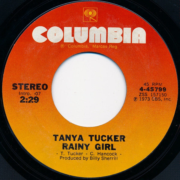 Tanya Tucker : What's Your Mama's Name / Rainy Girl (7")