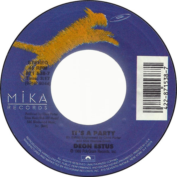 Deon Estus With George Michael : Heaven Help Me (7", Single, Styrene, Car)