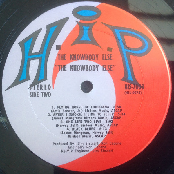 The Knowbody Else : The Knowbody Else (LP, Album)
