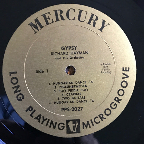 Richard Hayman And His Orchestra : Gypsy (LP, Mono, Gat)
