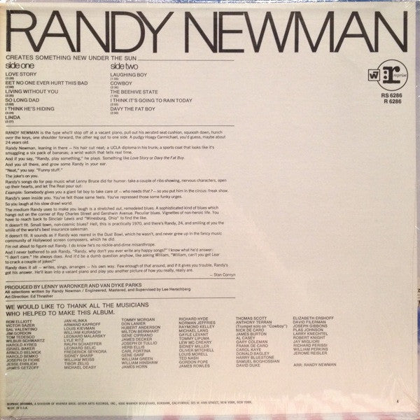 Randy Newman : Randy Newman (LP, Album)