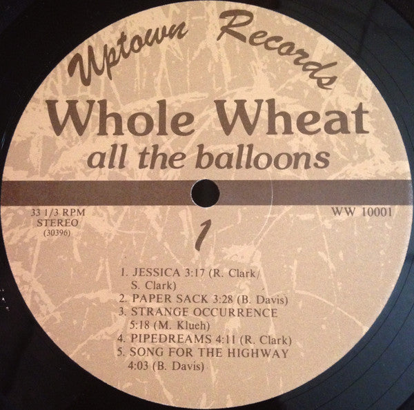 Whole Wheat : All The Balloons (LP)