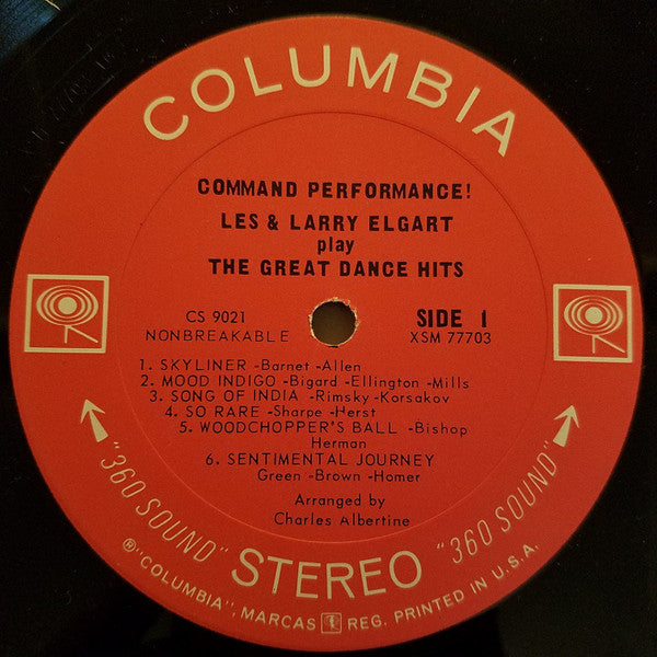 Les & Larry Elgart : Command Performance! (LP, Album)