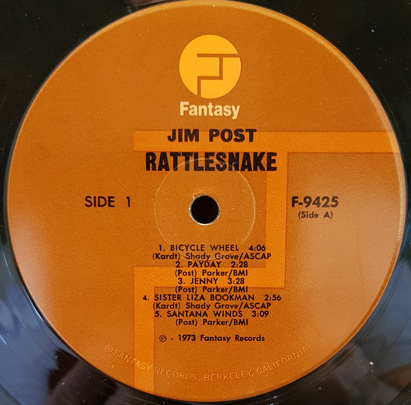 Jim Post : Rattlesnake (LP, Album)