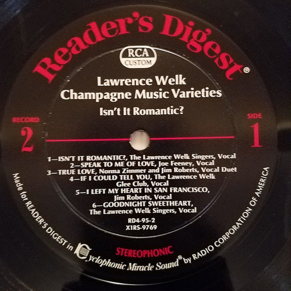 Lawrence Welk : Champagne Music Varieties (6xLP, Comp + Box)