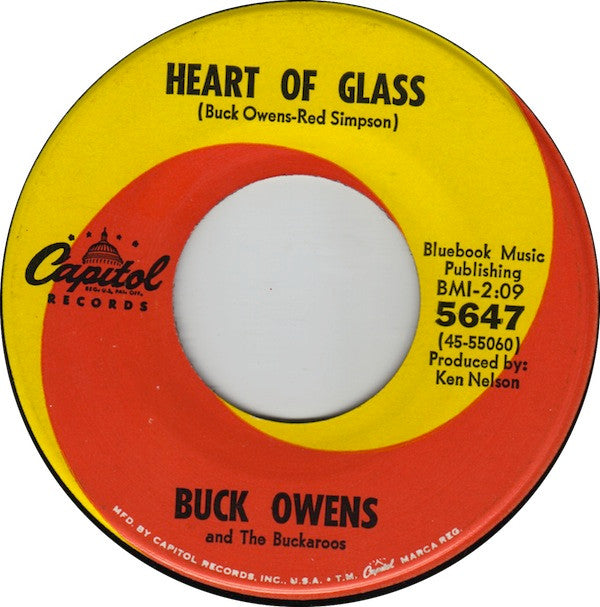 Buck Owens And His Buckaroos : Think Of Me (7", Single, Scr)
