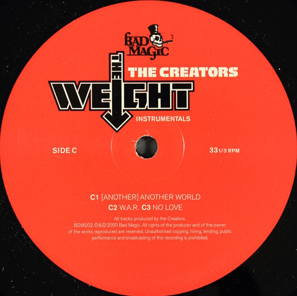 The Creators : The Weight Instrumentals (2xLP, Album)