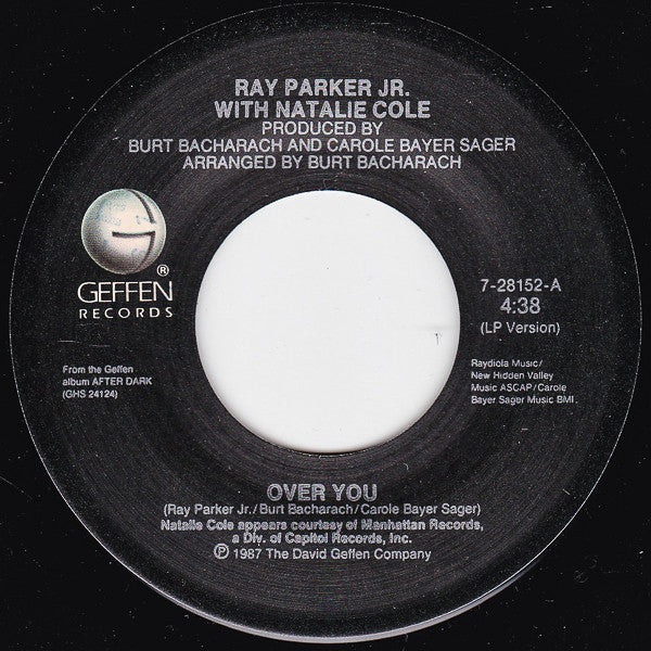 Ray Parker Jr. with Natalie Cole : Over You (7", Single)