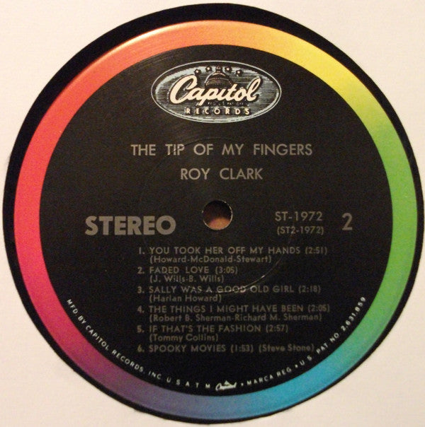 Roy Clark : The Tip Of My Fingers (LP, Album)