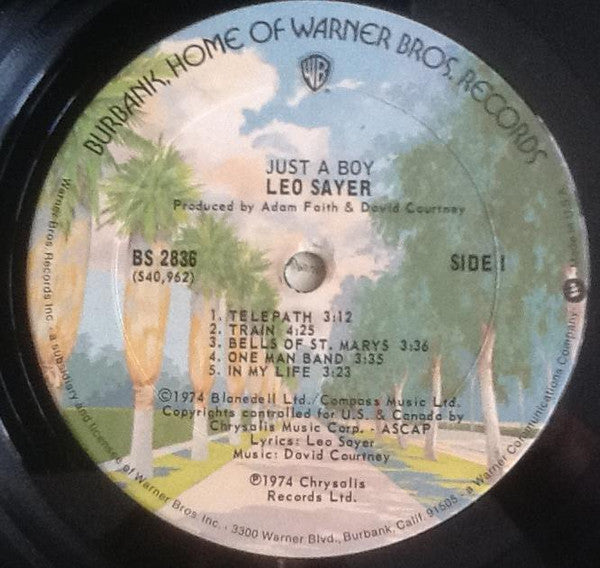 Leo Sayer : Just A Boy (LP, Album, RE)