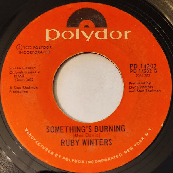 Ruby Winters : I Will (7")