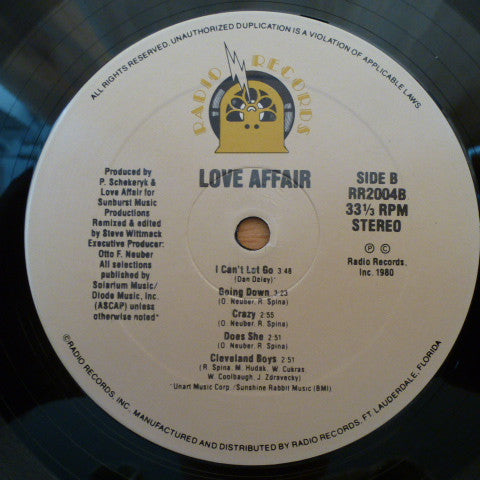 Love Affair (4) : Love Affair (LP, Album)