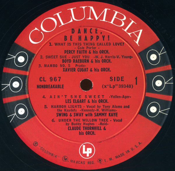 Various : Dance, Be Happy! (LP, Comp, Mono)