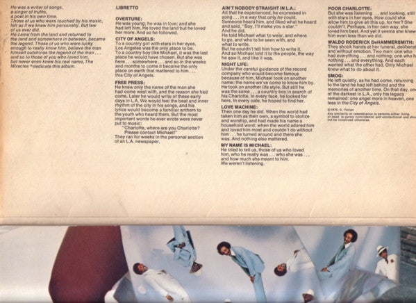 The Miracles : City Of Angels (LP, Album, Gat)