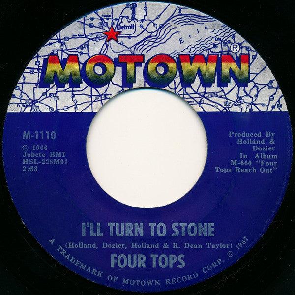 Four Tops : 7-Rooms Of Gloom (7", Single)