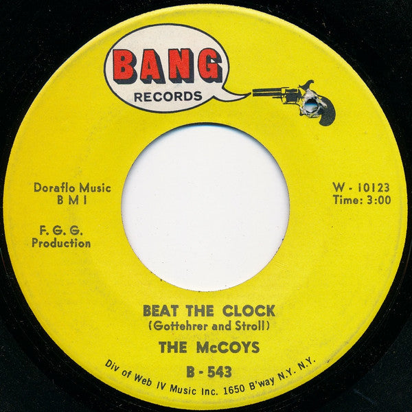 The McCoys : Beat The Clock / Like You Do To Me (7", Single)