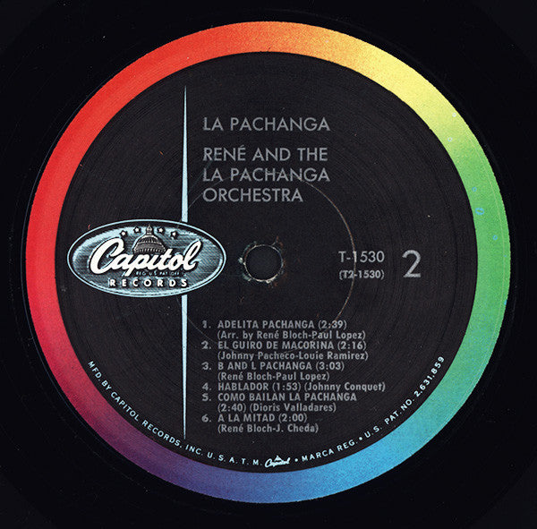 René And His Pachanga Orchestra : La Pachanga (LP, Album, Mono)