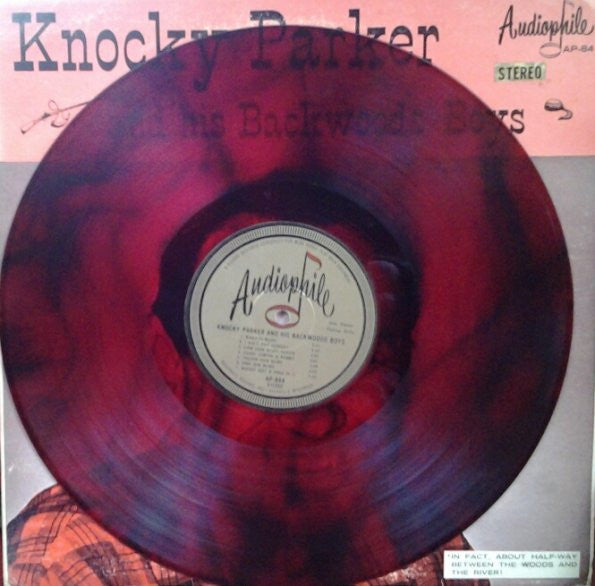 Knocky Parker And His Backwoods Boys* : Knocky Parker And His Backwoods Boys (LP, Album, Mono, Red)