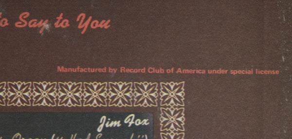 James Gang : Passin' Thru (LP, Album, Club)