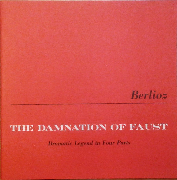 Berlioz* - Charles Munch Conductor Boston Symphony Orchestra : The Damnation Of Faust (3xLP, Album, Mono + Box)