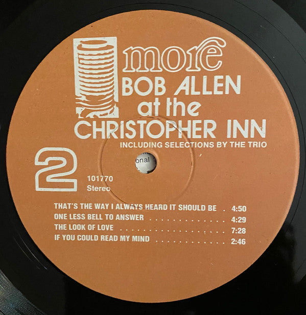 Robert Allen Prahin : More Bob Allen At The Christopher Inn (LP, Album)